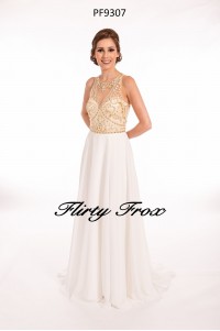 Prom Frocks PF9307 White Gold